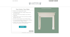 Desktop Screenshot of designafireplace.capitalfireplaces.co.uk